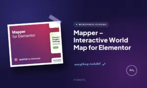 mapper interactive world map for elementor