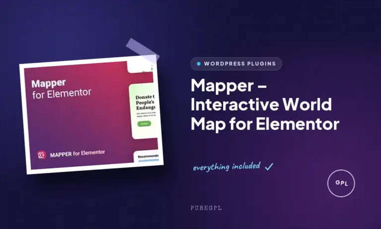 mapper interactive world map for elementor