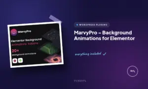 marvypro background animations for elementor