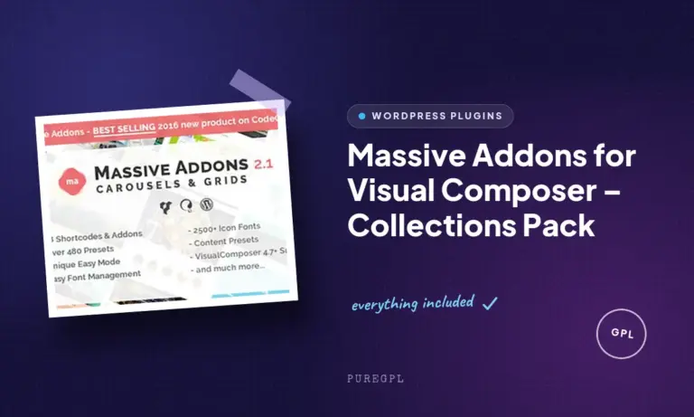 massive addons for visual composer collections pack