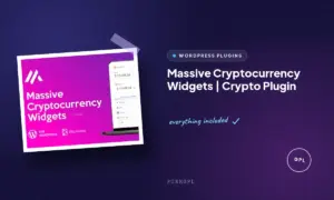 massive cryptocurrency widgets crypto plugin