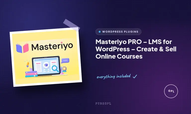 masteriyo pro lms for wordpress create sell online courses