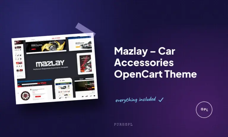 mazlay car accessories opencart theme