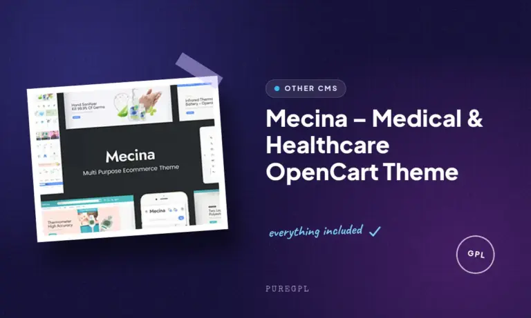 mecina medical healthcare opencart theme