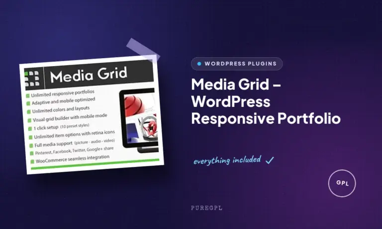 media grid wordpress responsive portfolio
