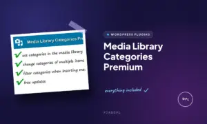 media library categories premium