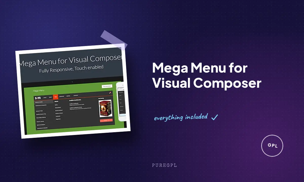 Codecanyon | Mega Menu for Visual Composer
