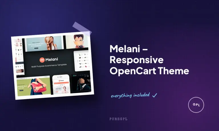 melani responsive opencart theme
