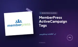 memberpress activecampaign tags
