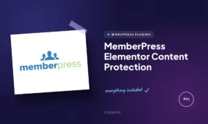 memberpress elementor content protection