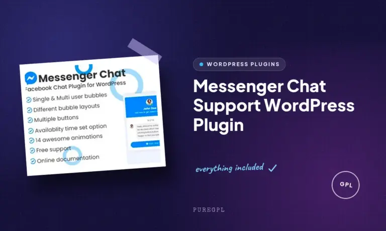 messenger chat support wordpress plugin