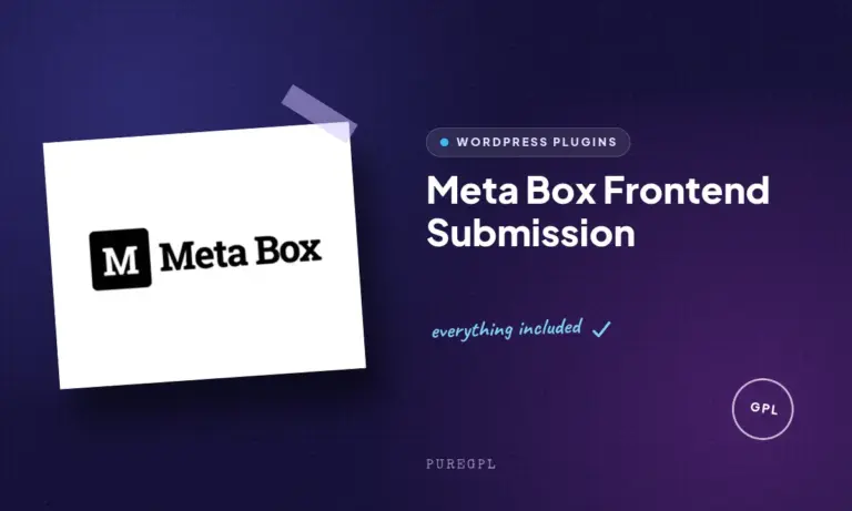 meta box frontend submission