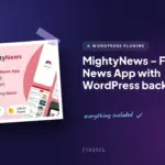 mightynews flutter news app with wordpress backend