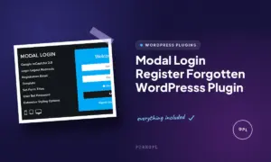 modal login register forgotten wordpresss plugin