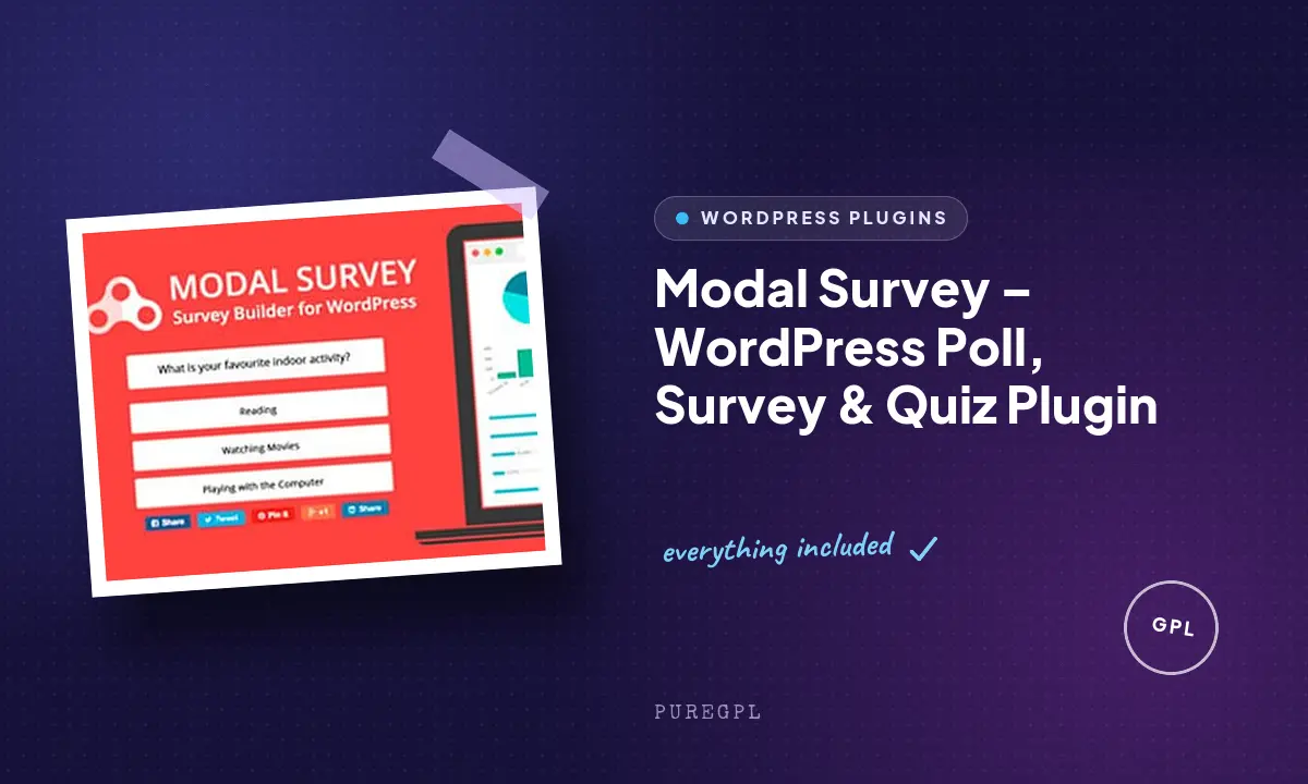 Modal Survey – WordPress Poll, Survey & Quiz Plugin
