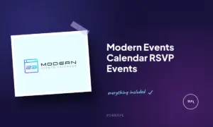 modern events calendar rsvp events