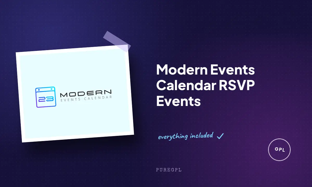 Modern events calendar | RSVP Events