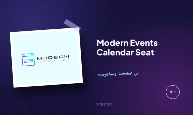 modern events calendar seat