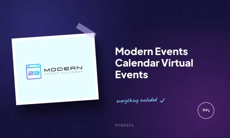 modern events calendar virtual events