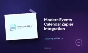 modern events calendar zapier integration
