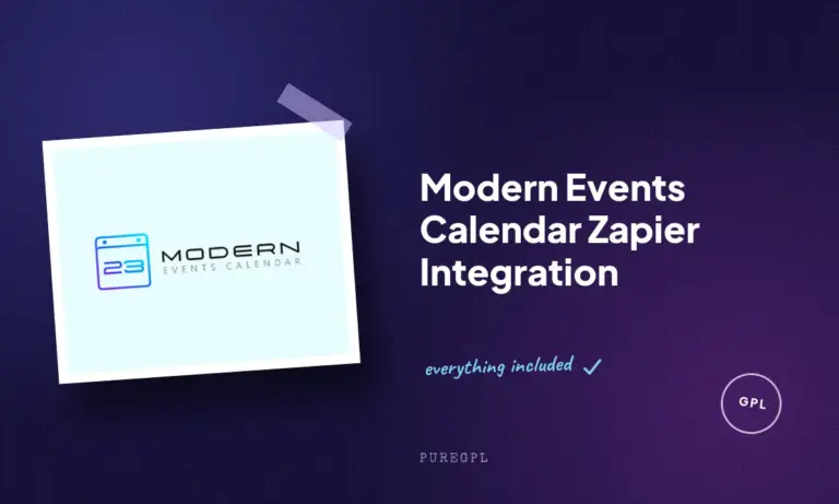 modern events calendar zapier integration