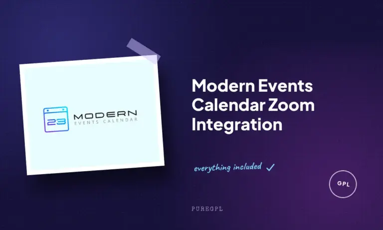 modern events calendar zoom integration