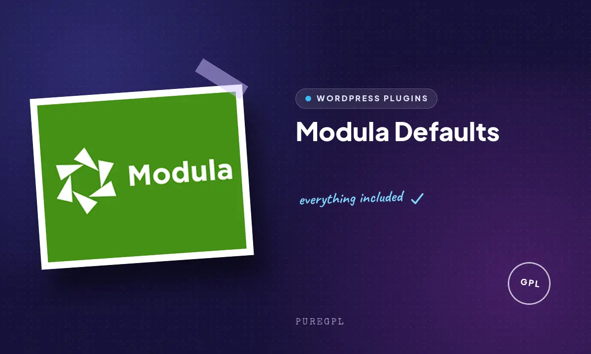 Modula | Defaults