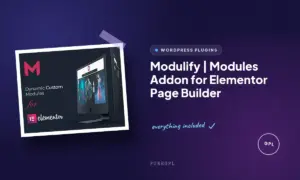 modulify modules addon for elementor page builder