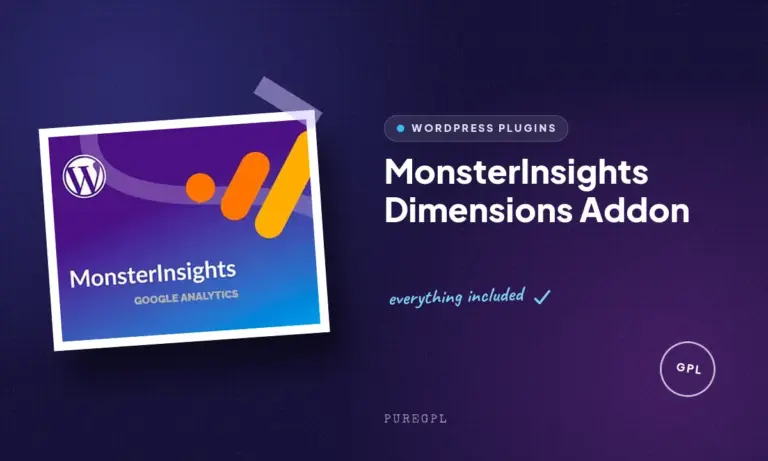 monsterinsights dimensions addon