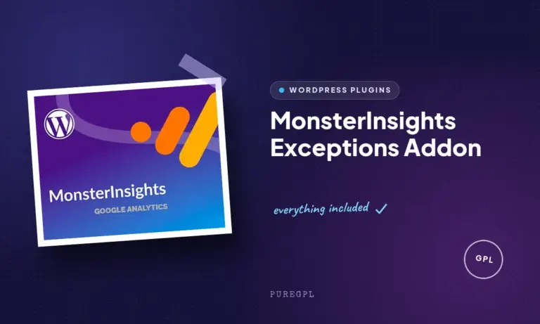 monsterinsights exceptions addon