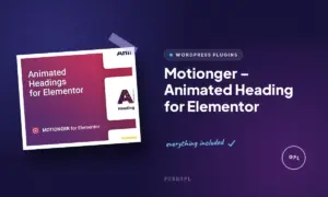 motionger animated heading for elementor