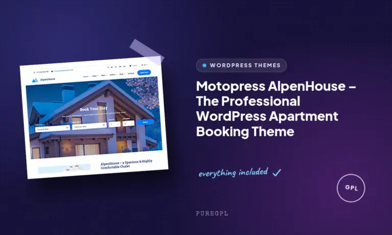 motopress alpenhouse the professional wordpress apartment booking theme