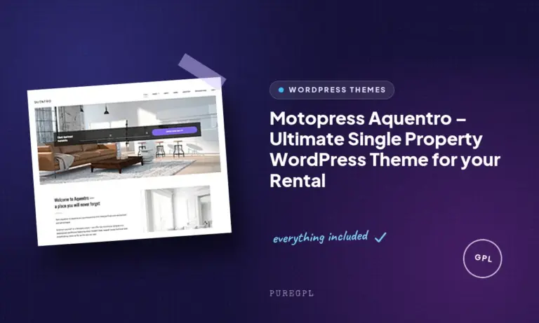 motopress aquentro ultimate single property wordpress theme for your rental