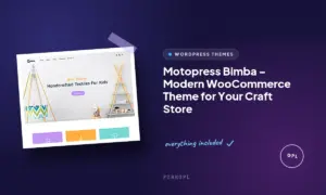 motopress bimba modern woocommerce theme for your craft store