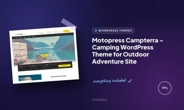 motopress campterra camping wordpress theme for outdoor adventure site