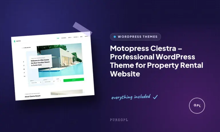 motopress ciestra professional wordpress theme for property rental website