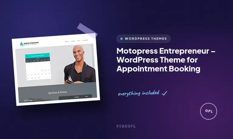 motopress entrepreneur wordpress theme for appointment booking