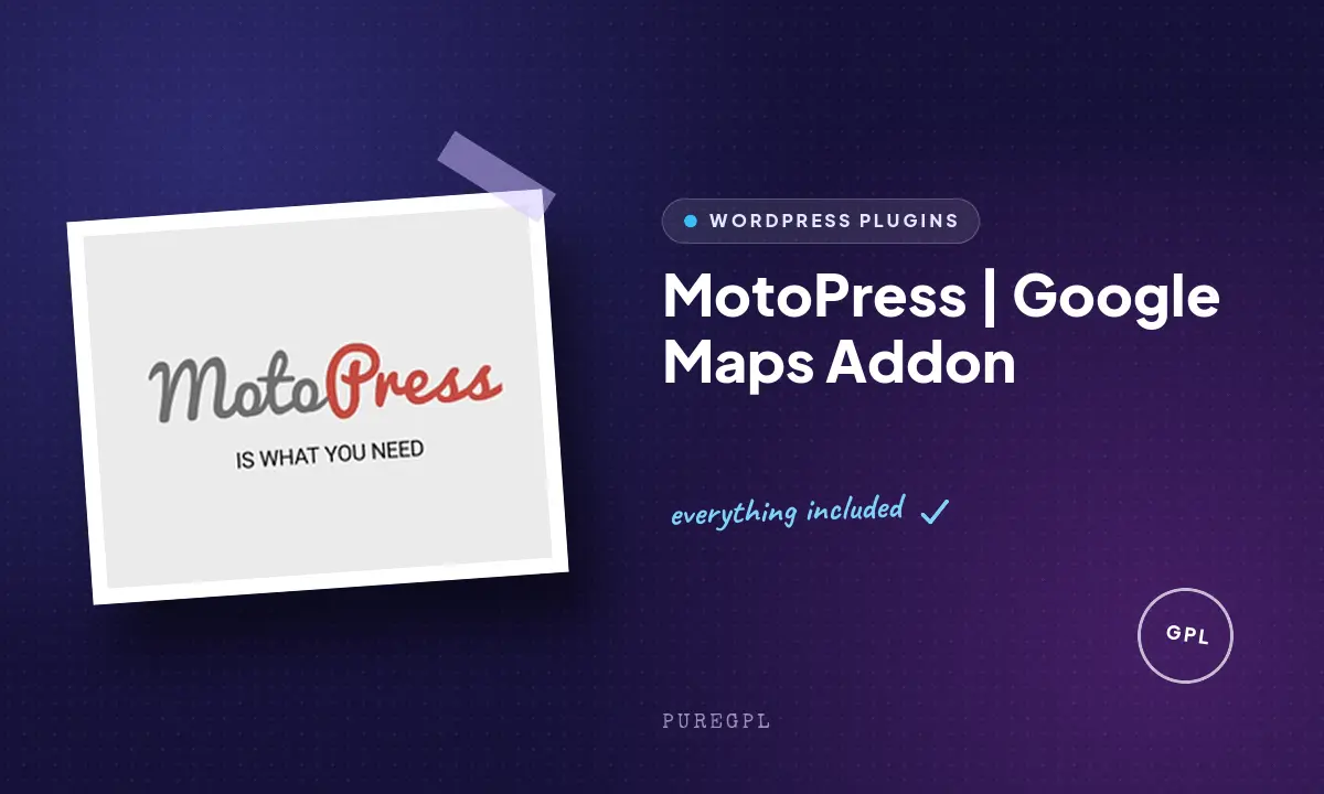 MotoPress | Google Maps Addon