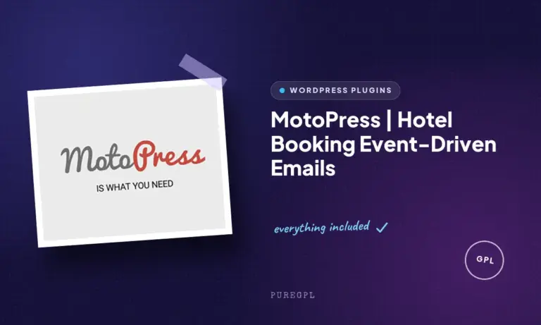 motopress hotel booking event driven emails