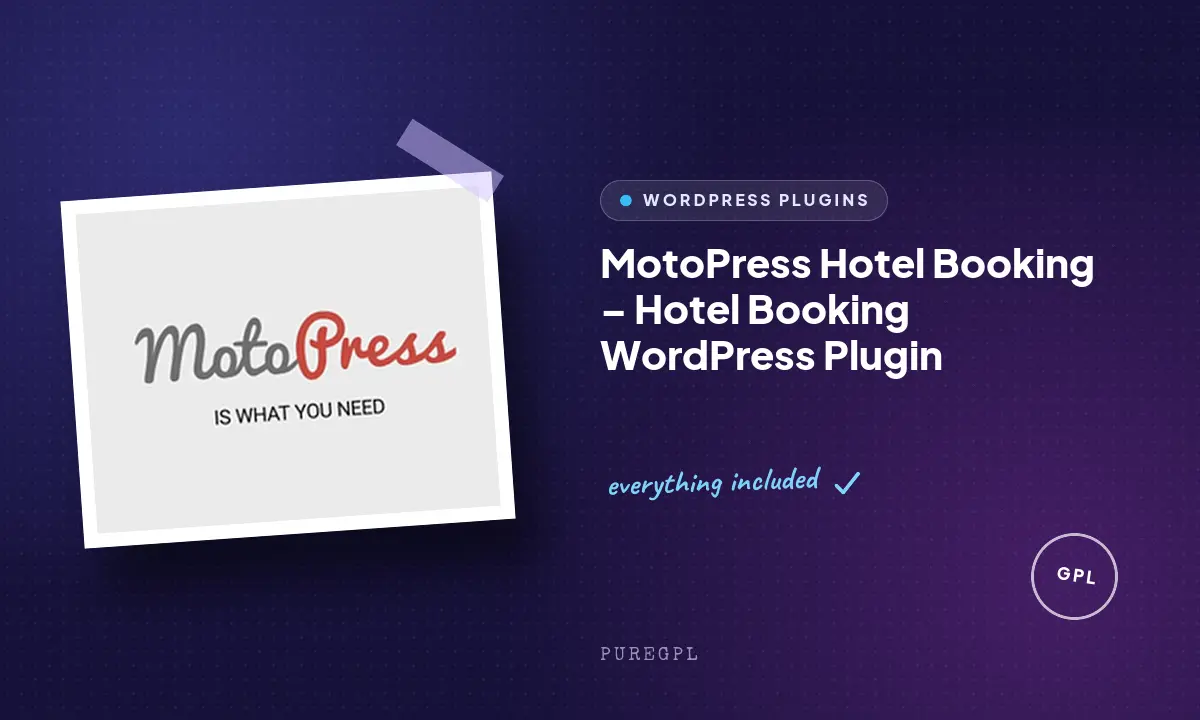 MotoPress Hotel Booking – Hotel Booking WordPress Plugin