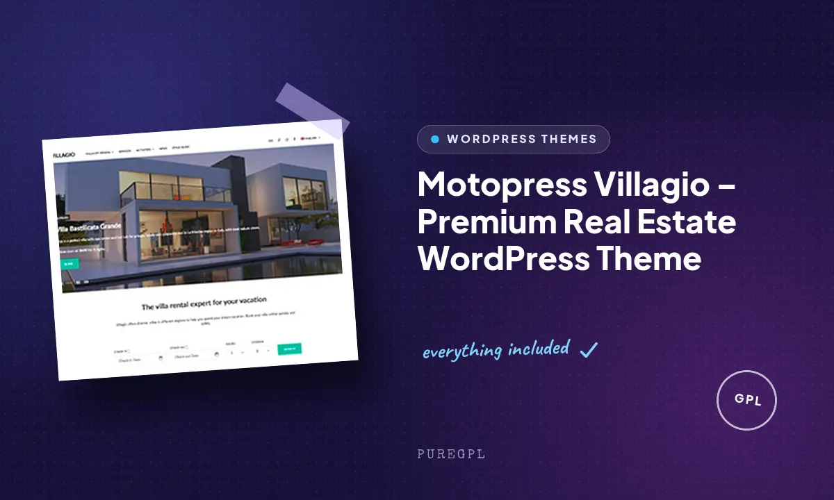 Villagio – Premium Real Estate WordPress Theme