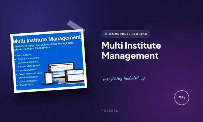 multi institute management