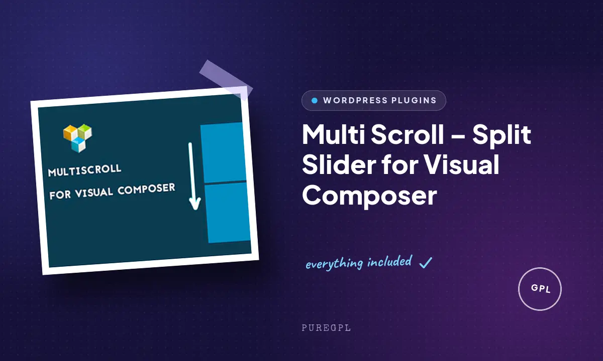 Multi Scroll – Split Slider for Visual Composer