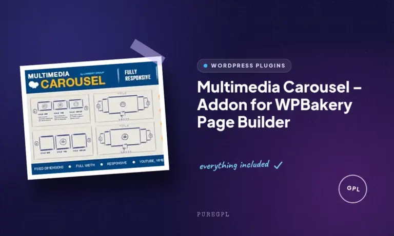 multimedia carousel addon for wpbakery page builder