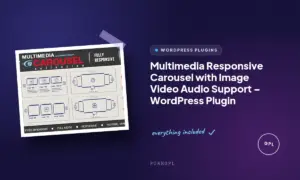 multimedia responsive carousel with image video audio support wordpress plugin