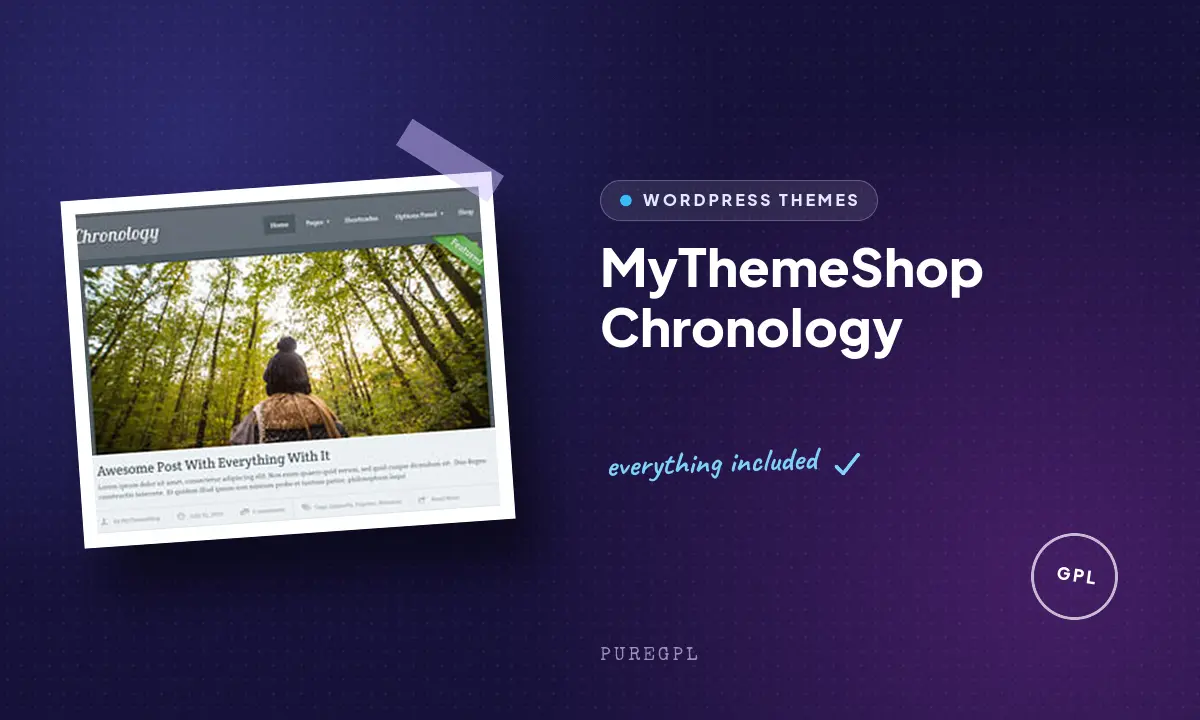 Mythemeshop | Chronology
