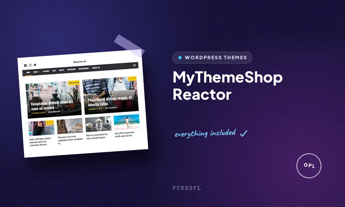 Mythemeshop | Reactor