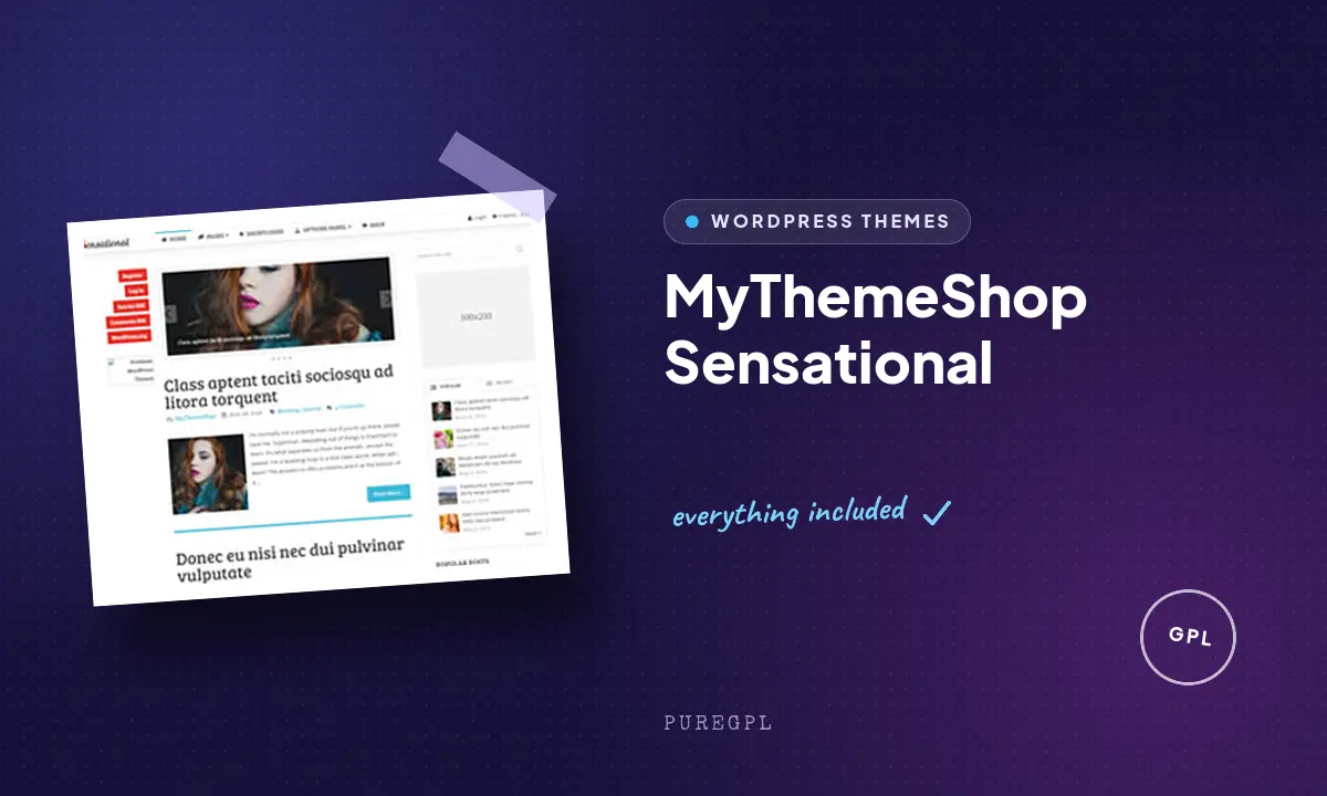 Mythemeshop | Sensational