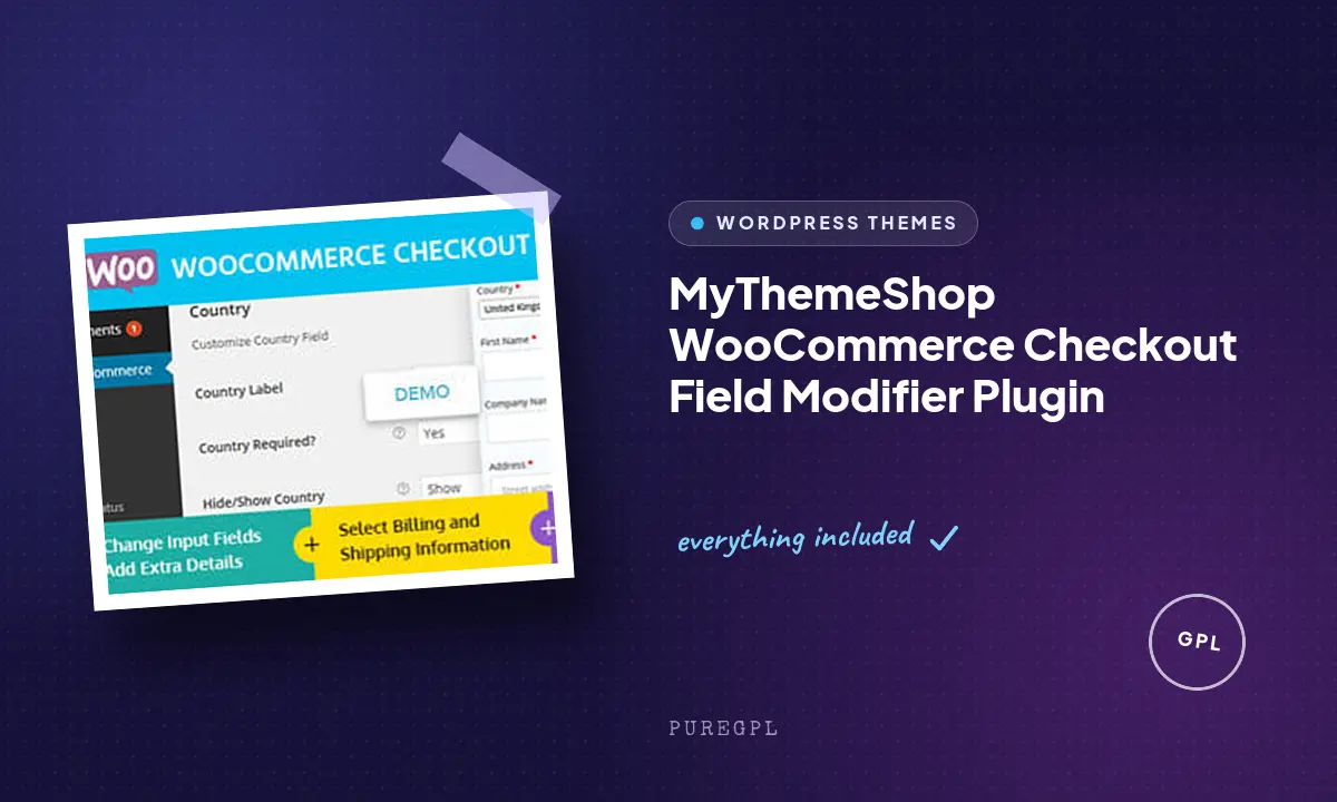 WooCommerce Checkout Field Modifier
