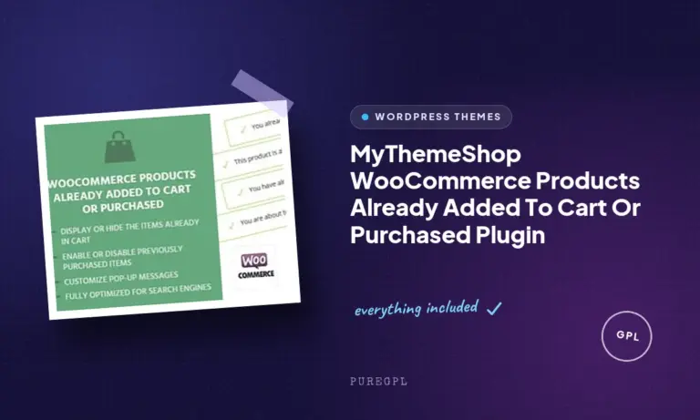mythemeshop woocommerce products already added to cart or purchased plugin